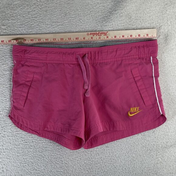 Vintage Nike Womens Shorts Medium 8-10 Running Pink Gym Workout *READ* - Picture 3 of 13
